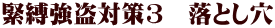 緊縛強盗対策3　落とし穴