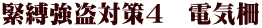 緊縛強盗対策4　電気柵