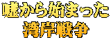 嘘から始まった 湾岸戦争